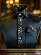 Men's Silk Long Sleeve Shirt