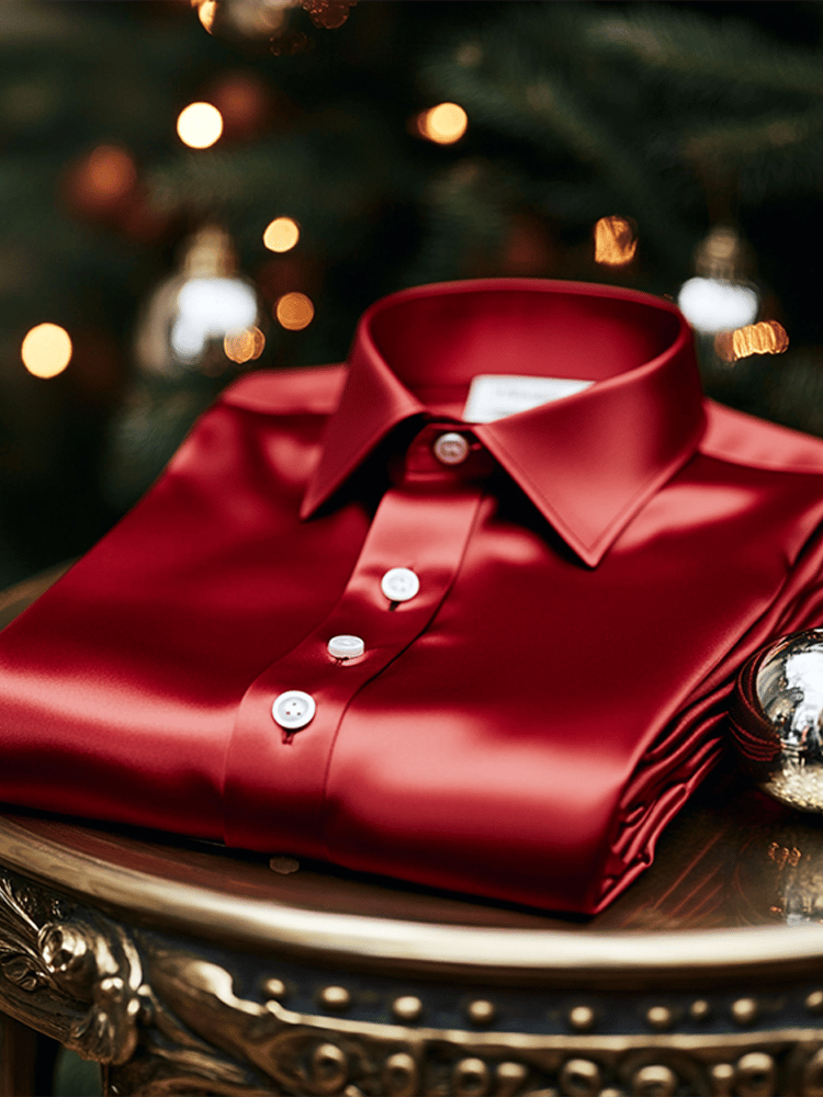 Men's Silk Classic Long Sleeve Shirt