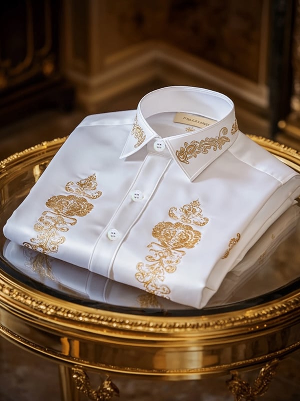 Men's Silk Long Sleeve Shirt
