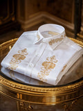 Men's Silk Luxury Business Long Sleeve Shirt